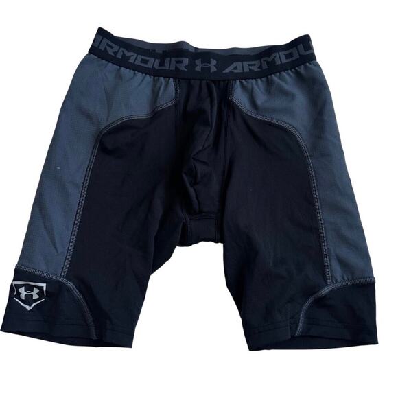 Under Armour Boys Large Baseball Sliding Shorts - Padded - Picture 1 of 4